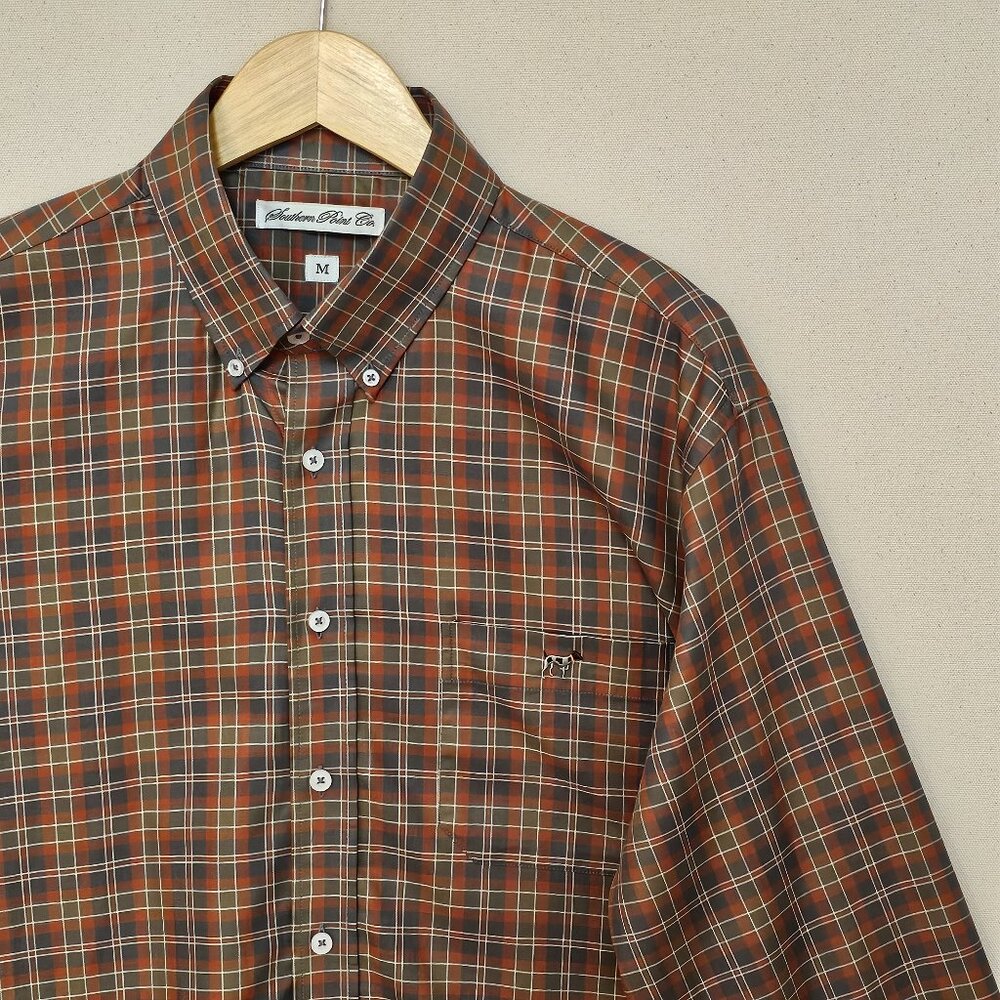 Southern Point Co. Hadley Brushed Long Sleeve Button Down